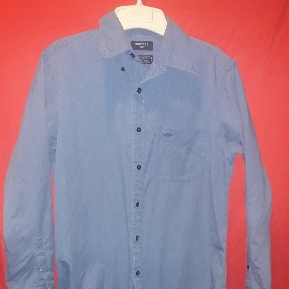 Mens button up shirt DOCKERS NWOT